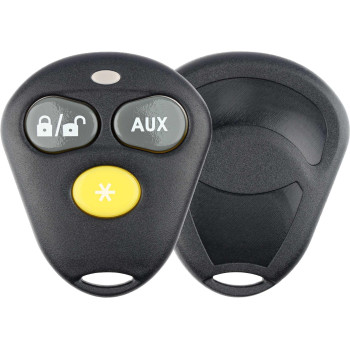 Keylessoption Keyless Entry Remote Control Starter Car Key Fob Case Shell Outer Cover 2 Button Pads For Viper Aftermarket Alarm