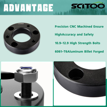 Scitoo Leveling Lift Kit 2 Inch Lifts For F150 Front Strut Spacer Suspension Lift Kit Lift Spacers 2 Compatible Fits For 2004