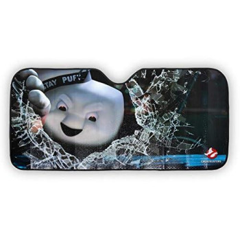 Ghostbusters Angry Stay Puft Marshmallow Man Car Sunshade | 58 x 27.5 Inches