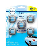 Febreze Car Air Freshener Set Of 5 Clips Linen Skyup To 150 Days Packaging May Vary