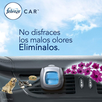 Febreze Car Air Freshener Set Of 5 Clips Linen Skyup To 150 Days Packaging May Vary