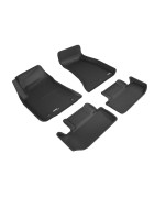 3D Maxpider Custom Fit Kagu Floor Mat (Black) Compatible With Dodge Challenger Rwd 2015-2023 - Full Set