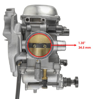 Caltric Carburetor Compatible With Kawasaki Prairie 400 Kvf400 Kvf 400 2X4 4X4 19992002