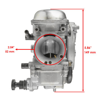 Caltric Carburetor Compatible With Kawasaki Prairie 400 Kvf400 Kvf 400 2X4 4X4 19992002