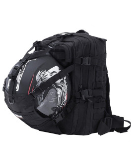 Seibertron Waterproof Large Capacity Molle Motorcycle Helmet Holdercycling Helmet Storagehiking Helmetcatch Bagbackpack Also