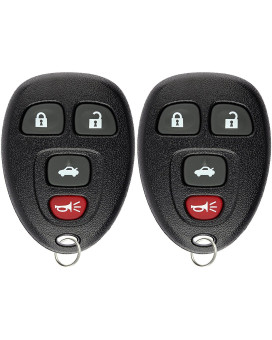 Keylessoption Keyless Entry Remote Control Car Key Fob Clicker Replacement For 22733523 Pack Of 2