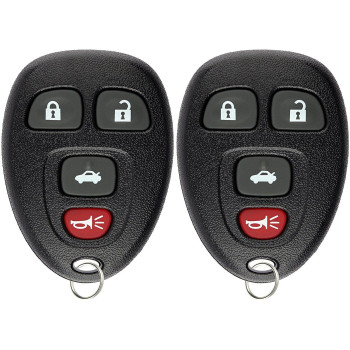 Keylessoption Keyless Entry Remote Control Car Key Fob Clicker Replacement For 22733523 Pack Of 2