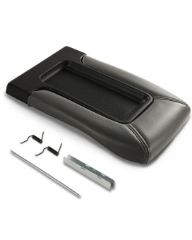 Pit66 Center Console Armrest Kit Center Console Cover Compatible With 9907 Silverado Avalanche Suburban Tahoe Sierra Yukon Gre