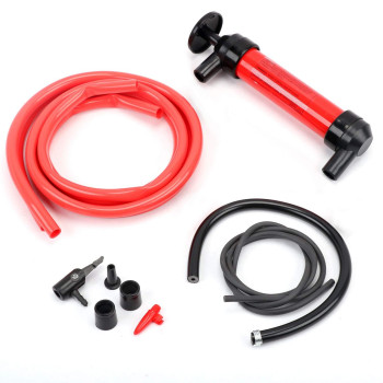 Horusdy Multiuse Siphon Fuel Transfer Pump Kit For Gas Oil And Liquids