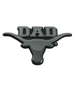 Texas Ut Longhorns Metal Auto Emblem Dad