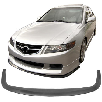 Universal Front Lip Cs Style Unpainted Black Polyurethane Pu Spoiler Splitter Valance Chin Bodykit By Ikon Motorsports