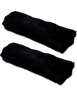 Andalus Australian Sheepskin Seat Belt Covers Pack Of 2 Hypoallergenic Ultra Soft Shoulder Seatbelt Covers For All Ages Vehi