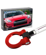 Jdm Screwon Red Sport Racing Aluminum Front Rear Bumper Tow Hook For Nissan 370Z Gtr Juke Infiniti G37 Qx70 Fx35