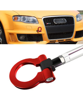 Xotic Tech 1 Set Track Racing Anodized Alloy Tow Hook Compatible With Audi A4 A5 S4 S5 Rs5 A7 S7 Rs7 B8 Red