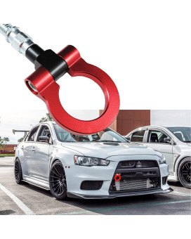 X Xotic Tech Jdm Sports Red Track Racing Style Cnc Aluminum Tow Hook For Mitsubishi 20082016 Lancer Evolution Evo X 10