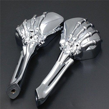 Smtskull Mirror Compatible With Road Royal Max Vstar 1100 1300 1600 1700 Warrior Virago Chro B075Vmpff8