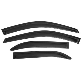 Window Visors Compatible With 19931997 Toyota Corolla Dark Smoke Car Rain Sun Window Shade Guard Visor Smoke By Ikon Motorspor