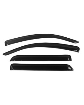 Window Visors Compatible With 20082020 Toyota Sequoia Dark Smoke Car Rain Sun Window Shade Guard Visor By Ikon Motorsports 20