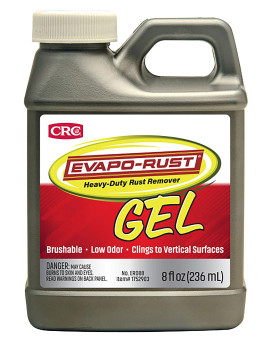 Crc Evaporust Gel Rust Remover 8 Fl Oz Rust Remover For Vertical Surfaces Eliminates Oxides From Aluminum Cast Iron And St