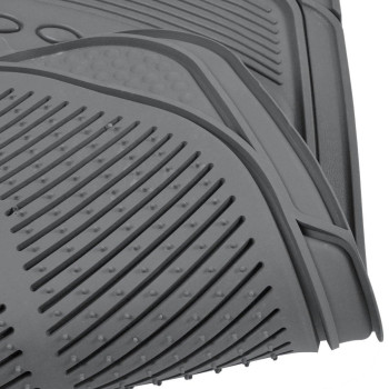 Bdk Mt783Plus Proliner Original Heavyduty Front Rear Rubber Floor Mats Gray 3 Piece Pack Of 1