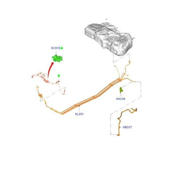 Motorcraft CX2456 Valve Assembly for 2014-2017 Ford Fiesta