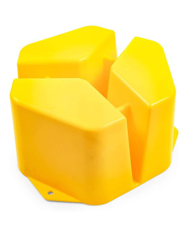 Camco Yellow Stabilizer Jack Support Provides A Sturdy Durable Surface For Stabilizer Jacks Offers 7 Of Lift Constructed