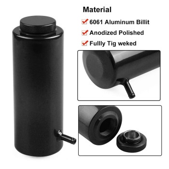 Ryanstar Universal Car Radiator Coolant Tank 800Ml Coolant Expansion Tank Overflow Oil Catch Tank Cooling Catch Bottle Reservoir