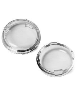 Chris Products Dhd5S Deucestyle Replacement Clear Turn Signal Lens For Harleydavidson 2Pack