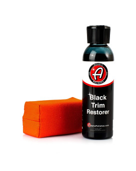 Adams Black Trim Restorer 4 Oz With Applicator Restores Plastic Trim To A Rich Black Color With A Factory New Appearance