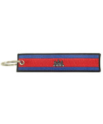 Cambodia Flag Key Chain 100 Embroidered