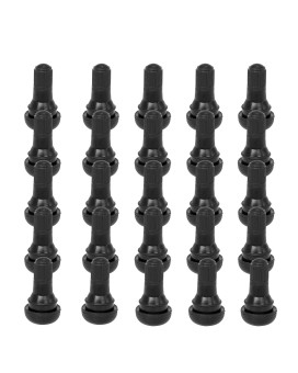 Blackhorseracing 25 Pack Tr412 Rubber Tire Snapin Short Valve Stem Atv Lawn Mower Garden Tractor Plug Stem For Tubeless 0453