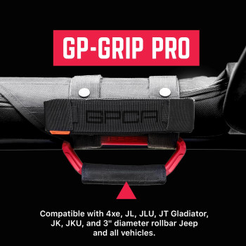 Gpca Gp Grip Pro Foldable Patented Aluminum Metal Grab Handles For Wrangler 4Xe Jl Jt Jk Sport Sahara Rubicon And Gladi