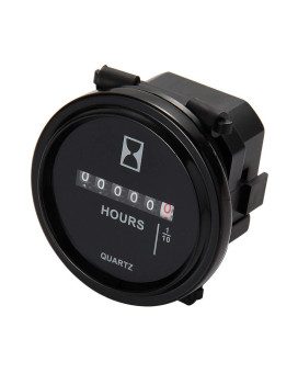 Mechanical Hour Meter Gauge Aimilar Professional Engine Hourmeter Ac110250V For Boat Auto Atv Utv Snowmobile Lawn Tractors Ge