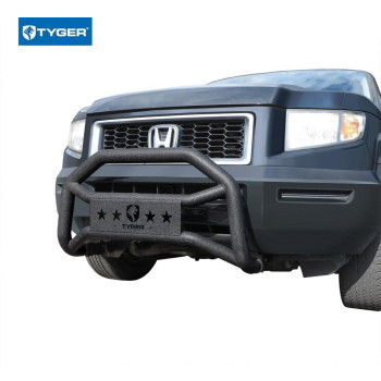 Tyger Auto Tggd6H60398 Front Bumper Guard Compatible With 20032008 Honda Pilot 20062014 Honda Ridgeline Textured Black