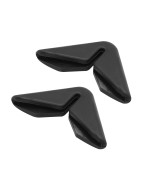 Uxcell 2Pcs Black Universal Automobile Car Side Door Edge Corner Guard Protector