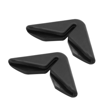 Uxcell 2Pcs Black Universal Automobile Car Side Door Edge Corner Guard Protector