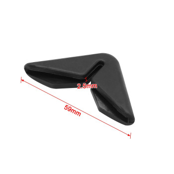 Uxcell 2Pcs Black Universal Automobile Car Side Door Edge Corner Guard Protector