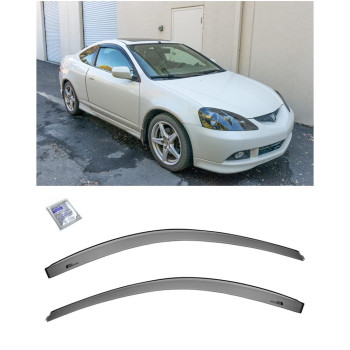 Extreme Online Store For 20022006 Acura Rsx Integra Dc5 Eos Visors Jdm Tapeon Style Smoke Tinted Side Window Visors Rain Gua