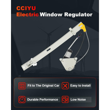 Cciyu Rear Driver Side Power Window Regulator Wmotor Replacement For 20032007 Cts 20022007 Liberty 748569