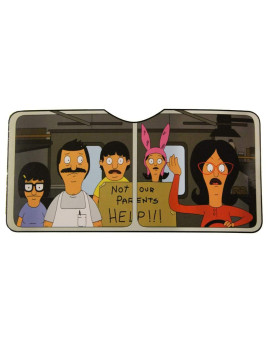 Bobs Burgers Car Window Sun Shade Visor Licensed Pop Culture Tv Merchandise Windshield Visor And Shield Novelty Automotiv