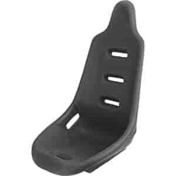 Jegs Pro High Back Race Seat Black Polyethylene 13 Lbs 17 Degree Back Angle 32250 In H X 21 In W X 20 In D