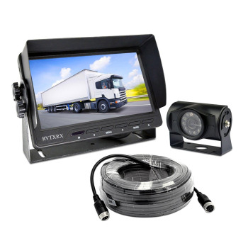 Backup Camera System With 7 Inch Definition Display Ip69 Waterproof And Night Vision Reverse Camera For Truck Trailer Rv Mo