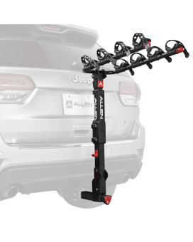 Allen Sports Premier Locking Quick Release 4Bike Carrier For 2 In Hitch Black