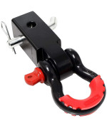 Shackle Hitch Receiver 2 Inch 41918 Lbs Break Strength Never Rust Receiver Shackle Bracket Heavy Duty And Solid With 34 D Ri