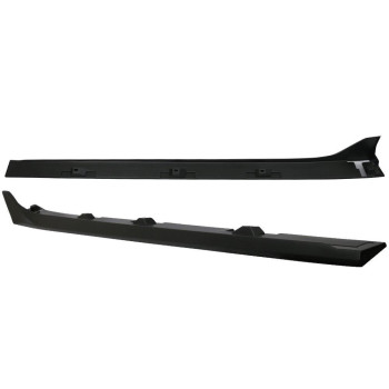 Ikon Motorsports Side Skirts Compatible With 20162021 Honda Civic Sedan Typer Style Unpainted Black Polypropylene Pp Sport