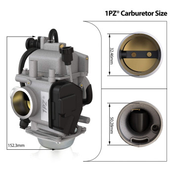 1Pz Hx3C01 Carburetor Carb Replacement For Honda 300 Trx300 Fourtrax Trx300 Fw Fourtrax 19882000