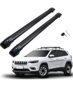 Motorfansclub Lockable Roof Rack Cross Bars Fit For Jeep Cherokee 2014 2015 2016 2017 2018 2019 2020 2021 2022 2023 Cargo Luggag