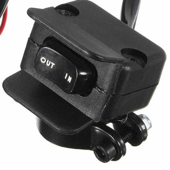 Zhuotop Heavy Duty Handlebar Control Line Winch Rocker Switch Handlebar Control Warn For Atvutv