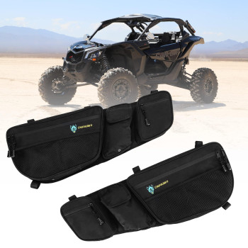 Chupacabra Offroad X3 Front Door Bags Can Am Maverick X3 Max Turbo R X Ds Rs Rr Xmr Xrc 2017 20172022 Door Storage Bags Driv