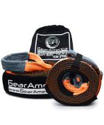 Gearamerica Tow Strap 3 X 20 2 Pack Heavy Duty Tree Saver Winch Strap 35 053 Lbs Tow Rope Recovery Straps Offroad Weather